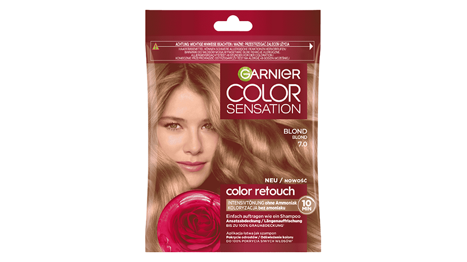 Szampon koloryzujący Color Retouch Color Sensation Garnier w odcieniu 7.0 Blond