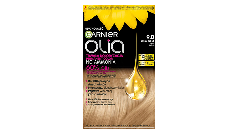 Farba do włosów Olia Garnier w odcieniu 9.0 Jasny blond