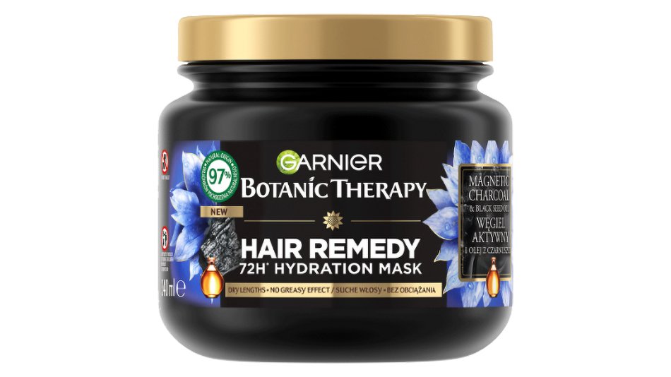 Garnier Botanic Therapy Maska do włosów z oczyszczającym węglem i olejem z czarnuszki