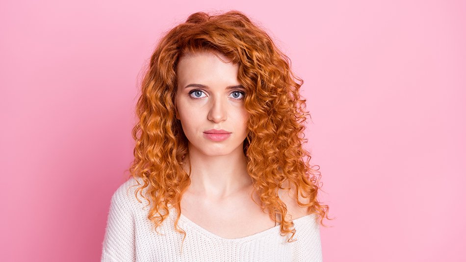 Włosy pofarbowane na lisi rudy