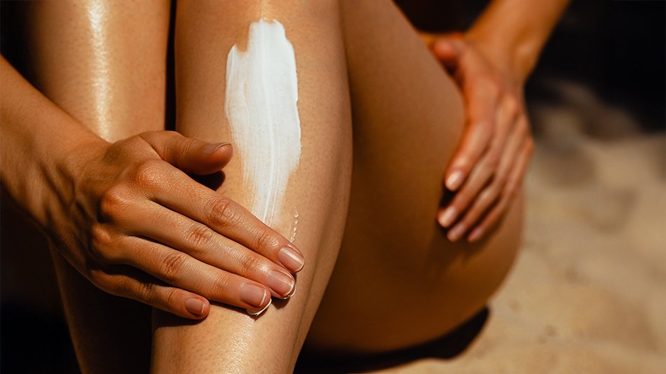 aplikacja produktu z SPF