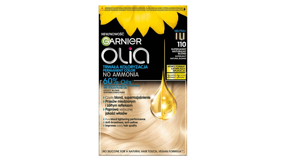 Farba do włosów Garnier Olia 110 Superjasny Naturalny Blond