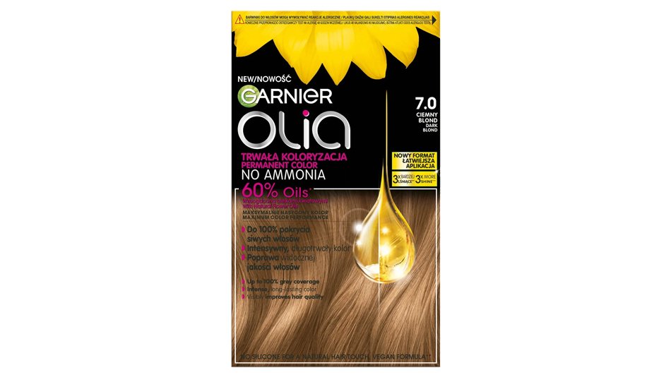 Farba do włosów Garnier Olia 7.0 Ciemny Blond
