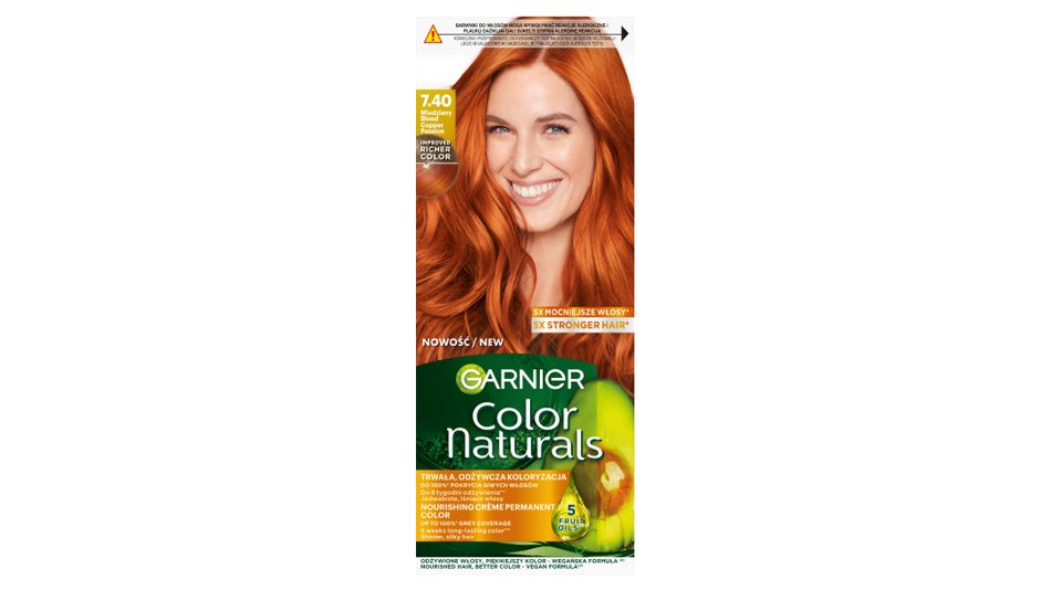 Farba Garnier Color Naturals 7.40 Miedziany blond