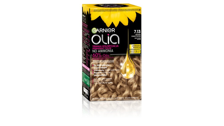 Farba Garnier Olia 7.13 beżowy ciemny blond