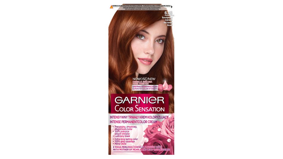 Krem koloryzujący 6.46 Bursztynowa czerwień Color Sensation