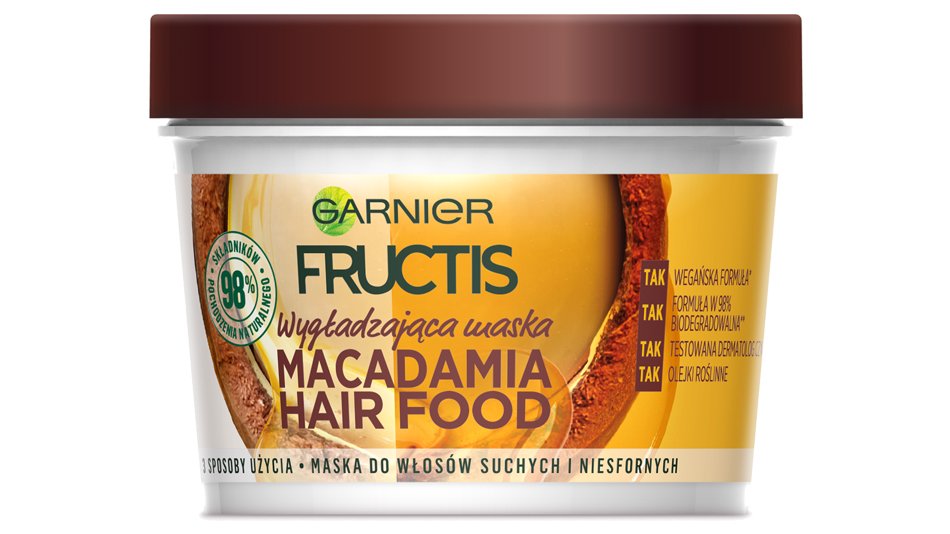 Nawilżająca maska do włosów Macadamia Hair Food