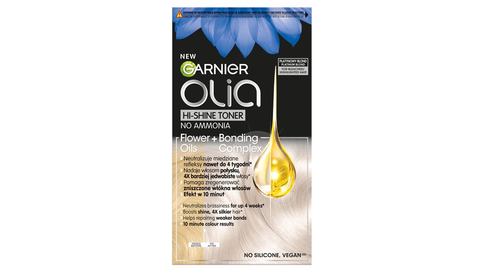 Półtrwały toner Garnier Olia Hi-Shine Toner 10.01 Platynowy Blond