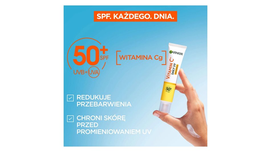 Krem z witaminą C SPF50+