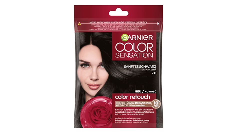 Garnier Color Retouch szampon koloryzujący 2.0 Jasna Czerń