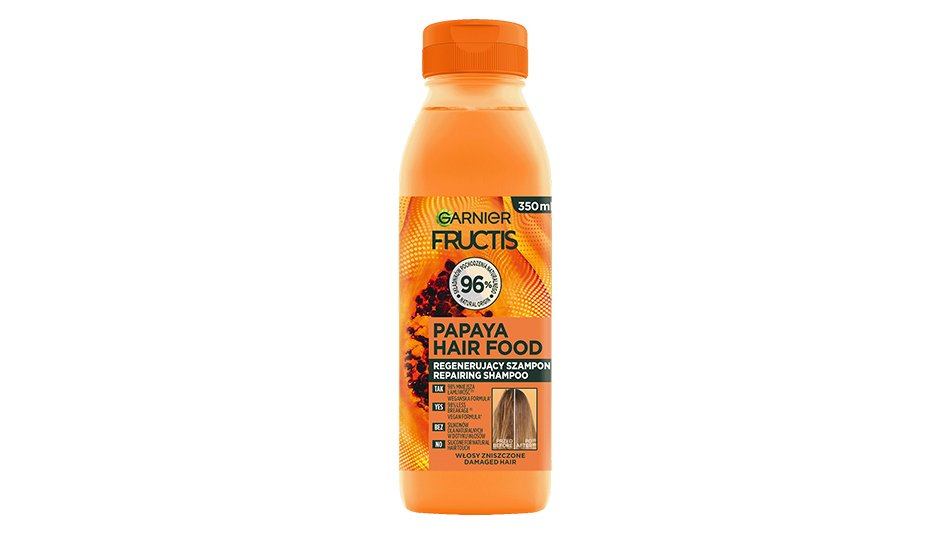 Garnier szampon regenerujący Papaya Hair Food