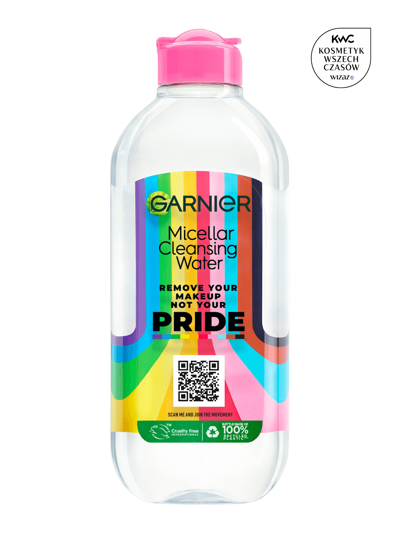 Płyn Micelarny do skóry wrażliwej 3w1 Garnier Skin Naturals 400ml Pride Month