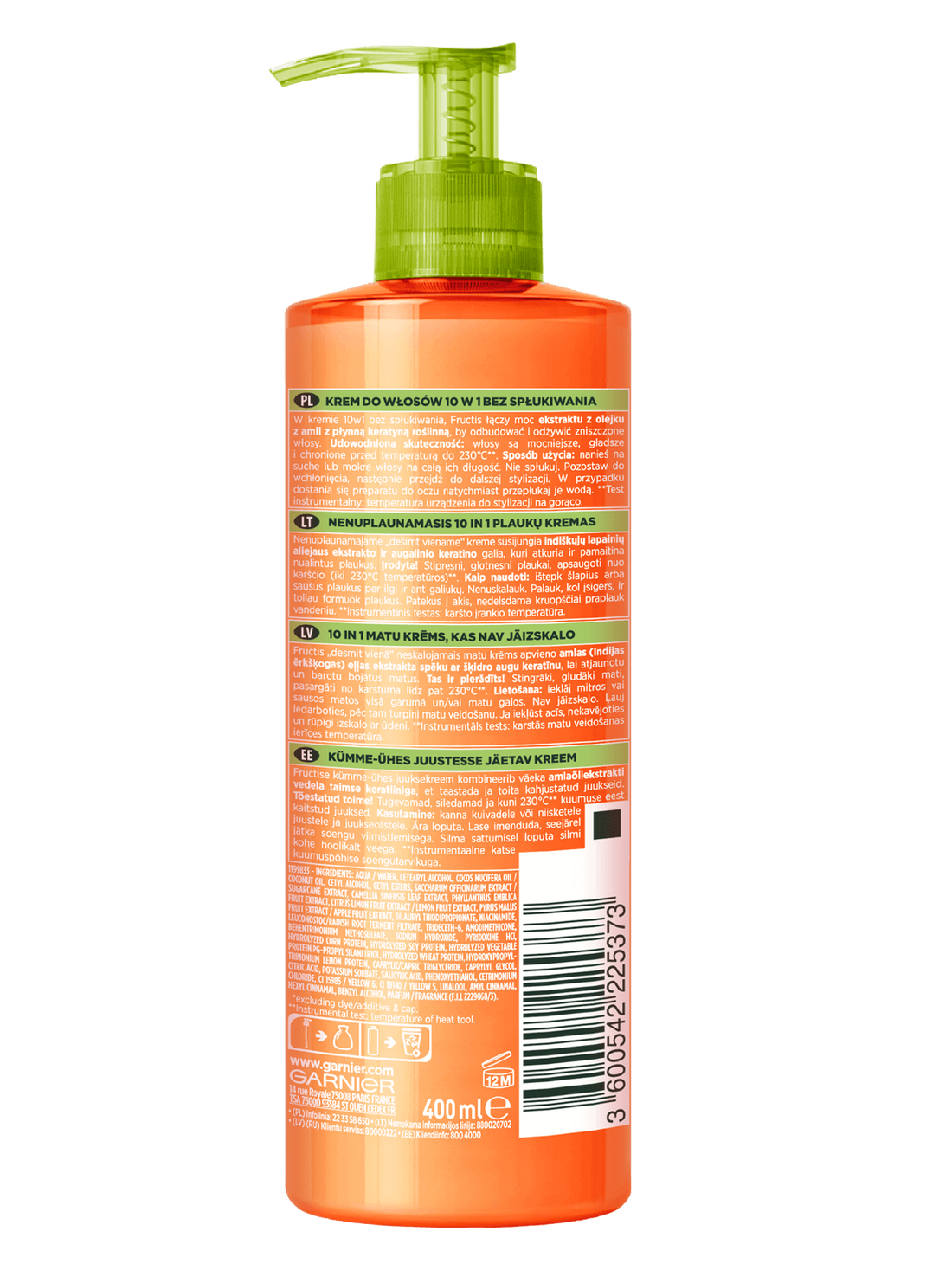 Krem bez spłukiwania 10w1 Garnier Goodbye Damage | Garnier