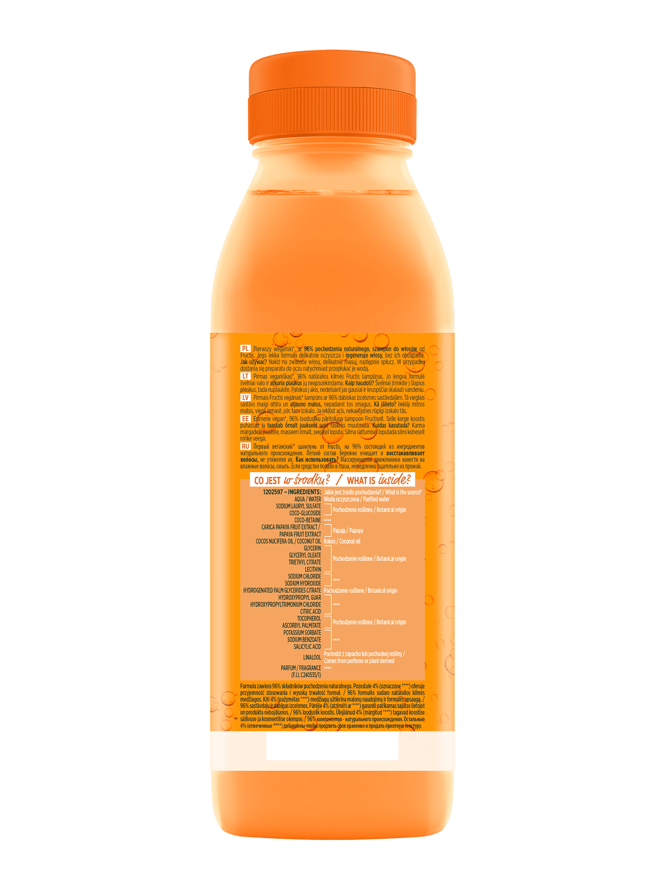 3600542290029 Hairfood Szampon PAPAYA 21 2 1350x1800