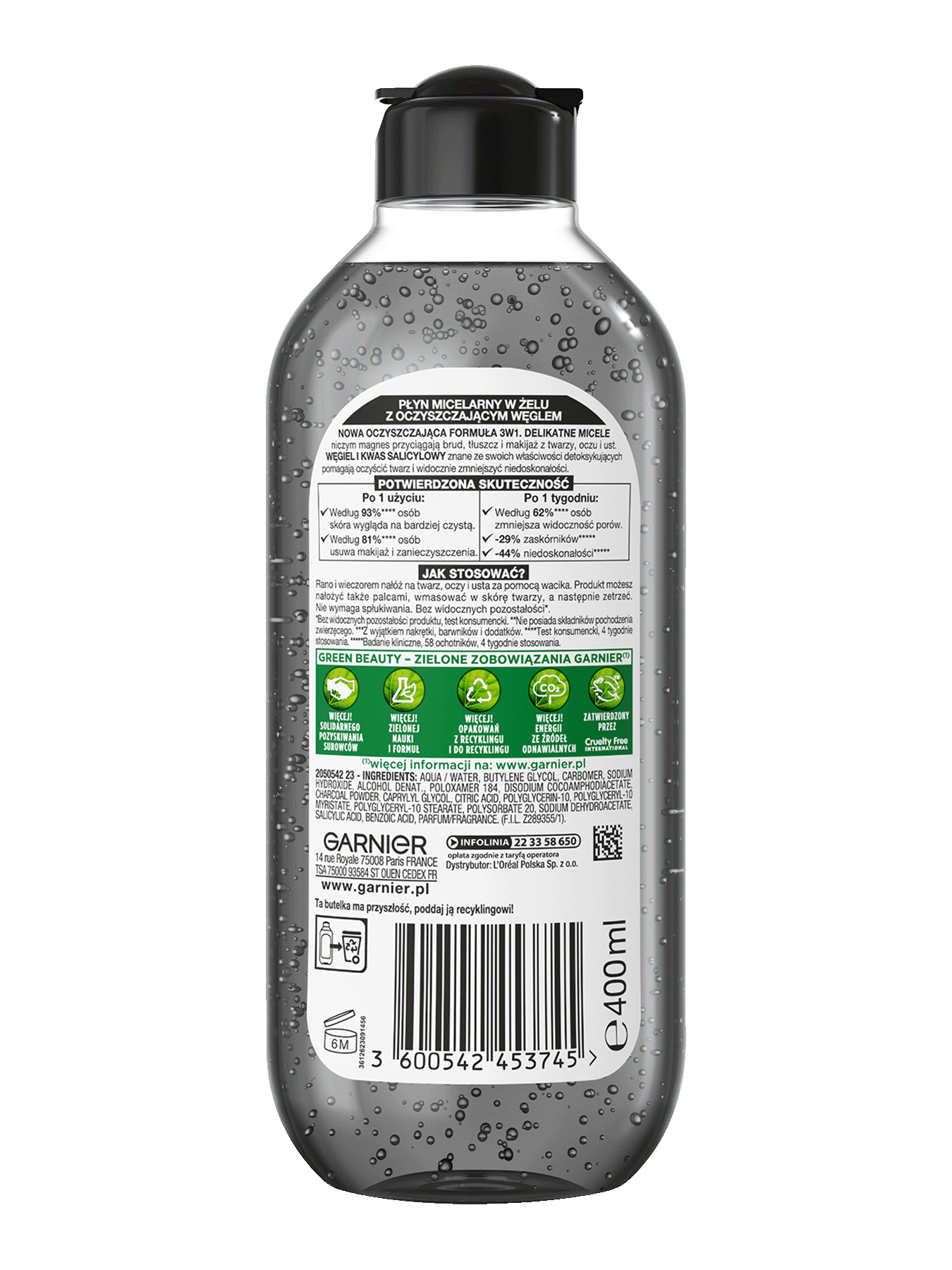 Garnier Czysta Skóra Charcoal Jelly