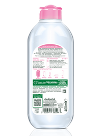 Płyn Micelarny do skóry wrażliwej 3w1 Garnier Skin Naturals 400ml