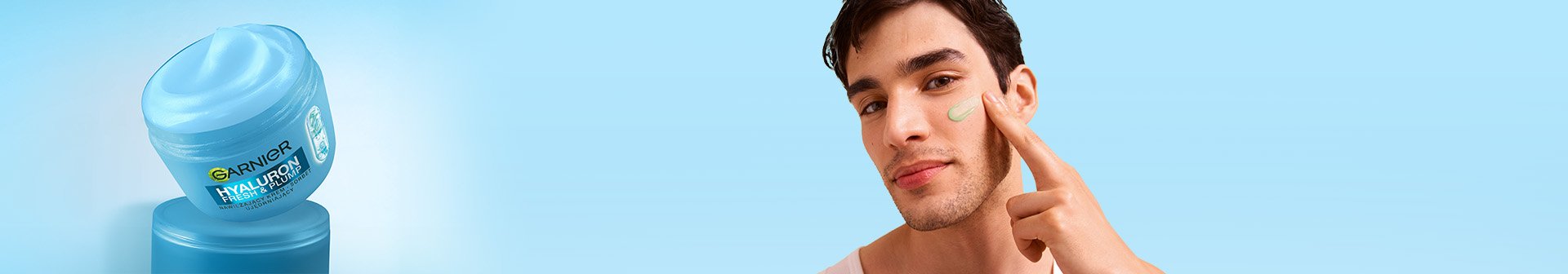 Garnier Hyaluron Fresh & Plump Nawilżający krem - sorbet ujędrniający - 4% [Niacynamid + Kwas hialuronowy]