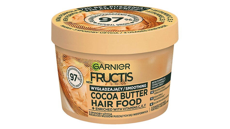 Maska wygładzająca Garnier Fructis Cocoa Butter Hair Food