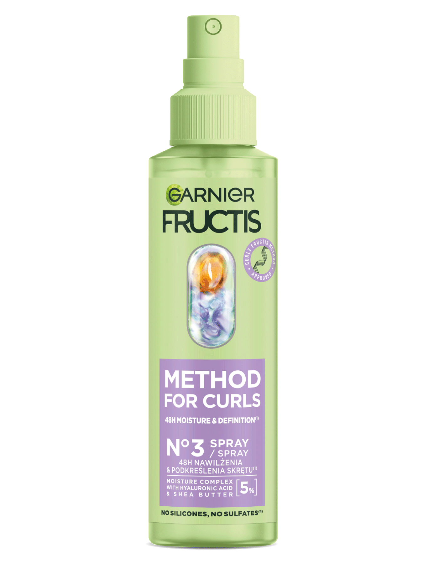 Spray Garnier Fructis Method For Curls