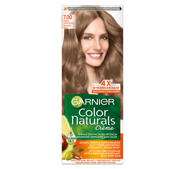 Garnier Color Naturals 7.00 Głęboki Ciemny blond Farba do włosów