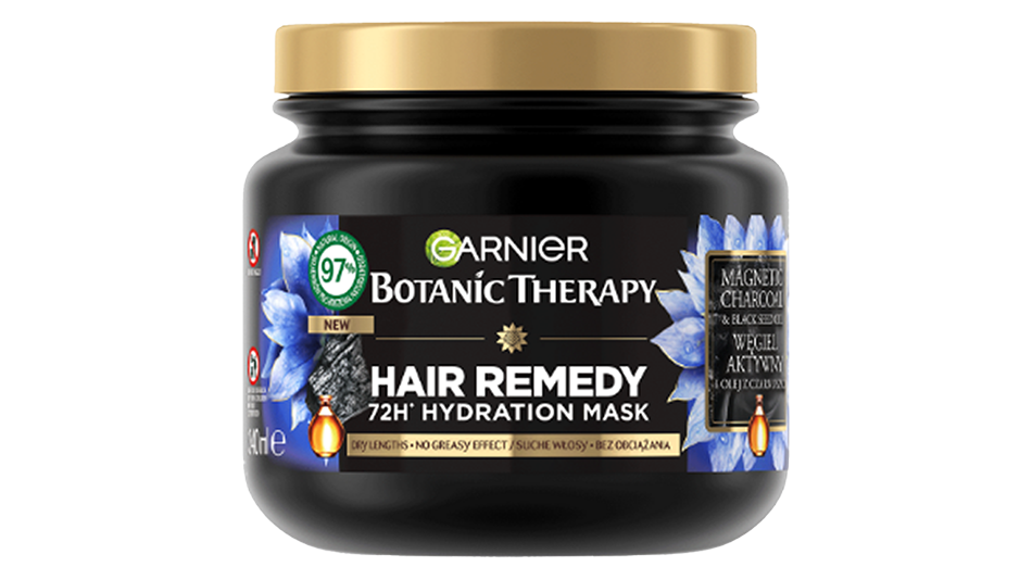 Maska do włosów z oczyszczającym węglem i olejem z czarnuszki Garnier Botanic Therapy
