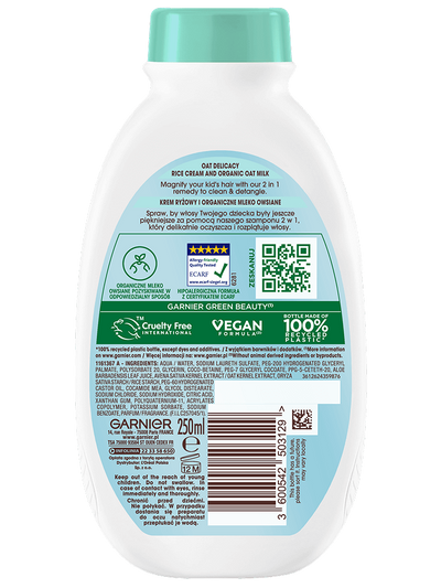 Botanic Therapy Szampon łagodzący 2w1 dla dzieci Oat Delicacy