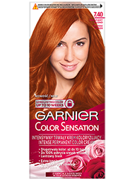 Farba do włosów Garnier Color Sensation 7 4 0 Bursztynowa Miedź