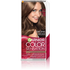 Opakowanie farby Garnier Color Sensation z uśmiechniętą modelką o jasnobrązowych włosach