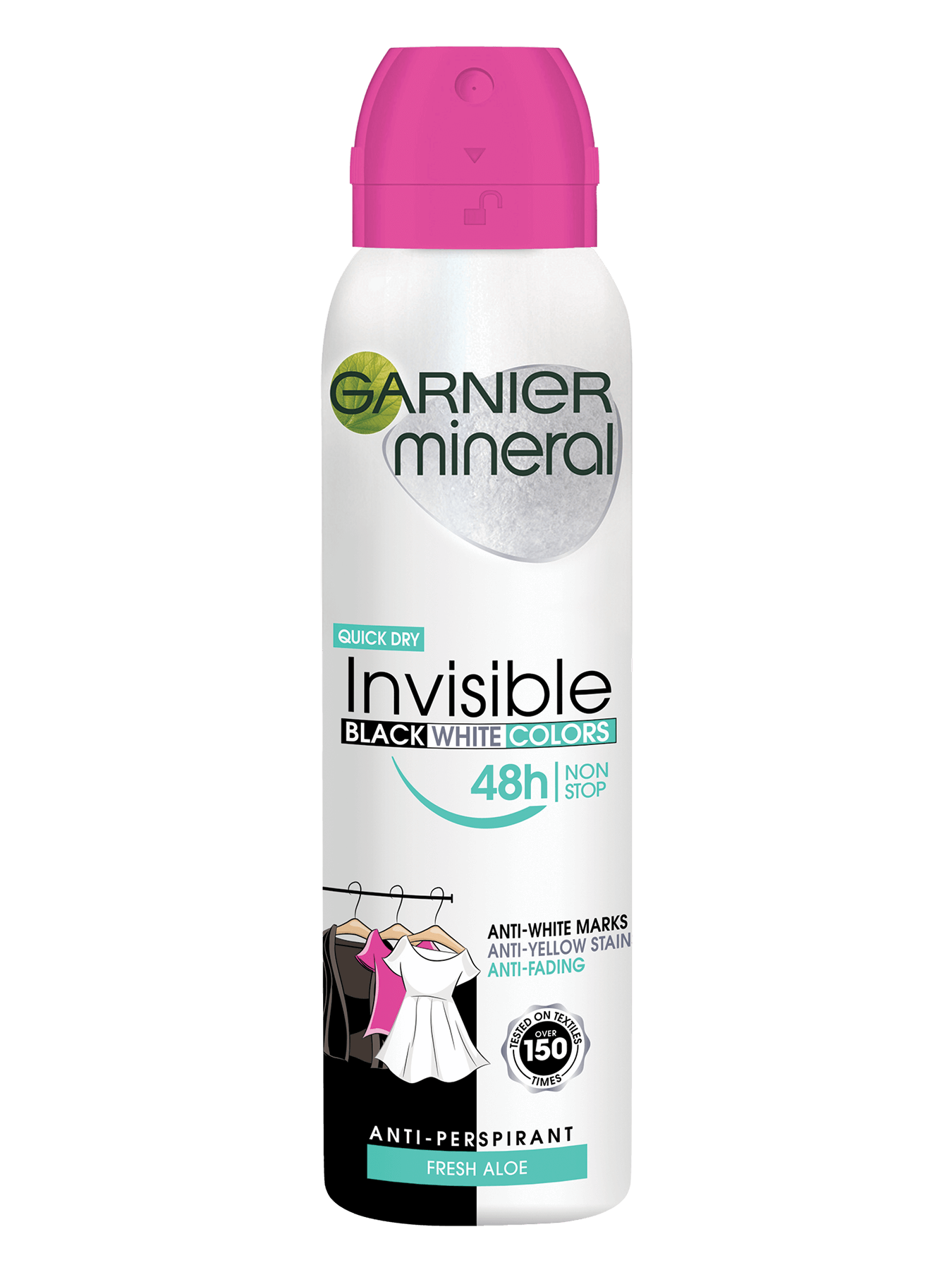 Dezodorant damski Mineral Invisible BWC Spray Woman | Garnier