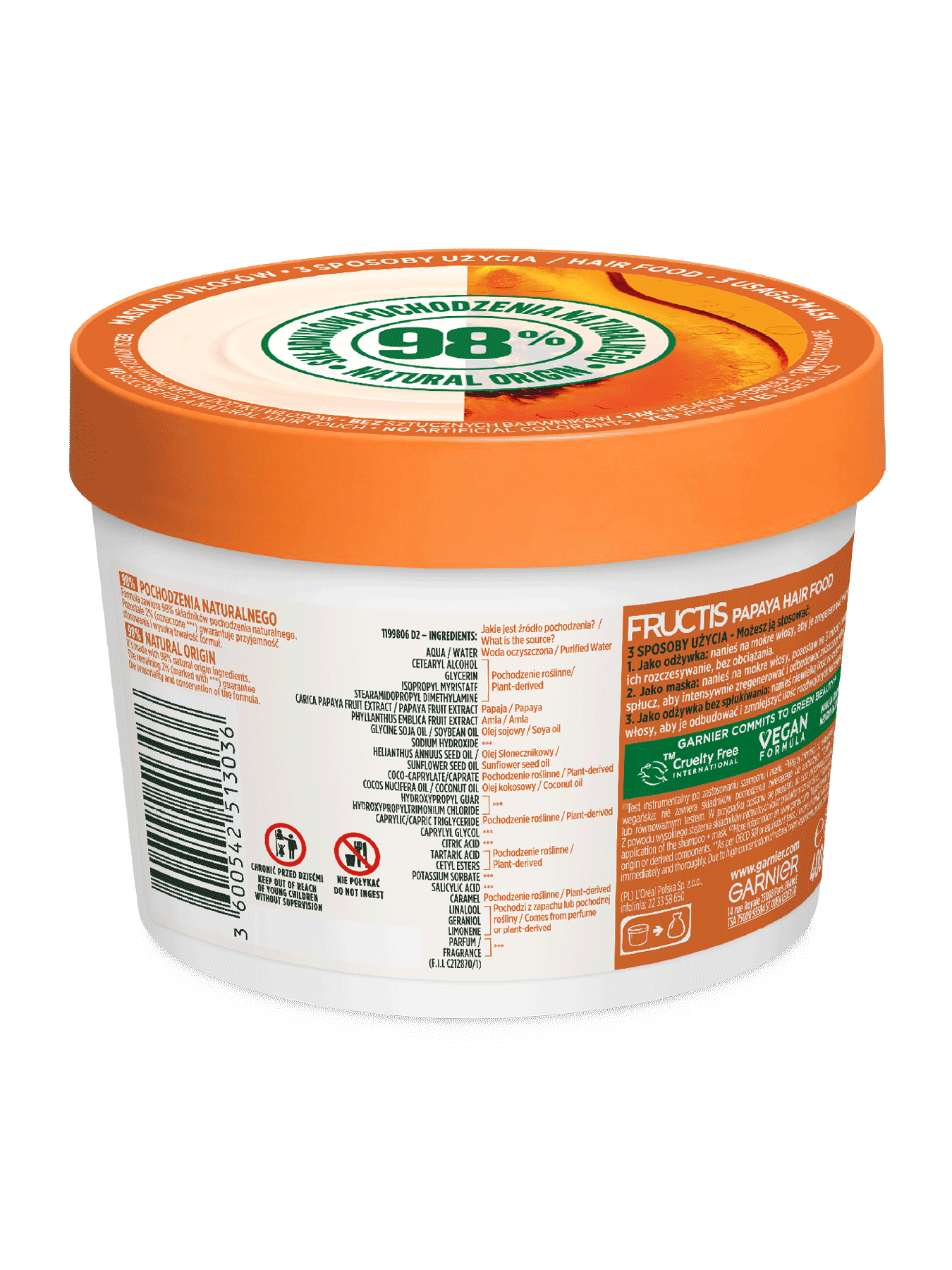 3600542513036 HAIR FOOD PAPAYA Maska 05