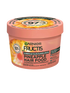 Brzoskwiniowo-różowy słoik Garnier Fructis Pineapple Hair Food z motywem ananasa, pod skosem