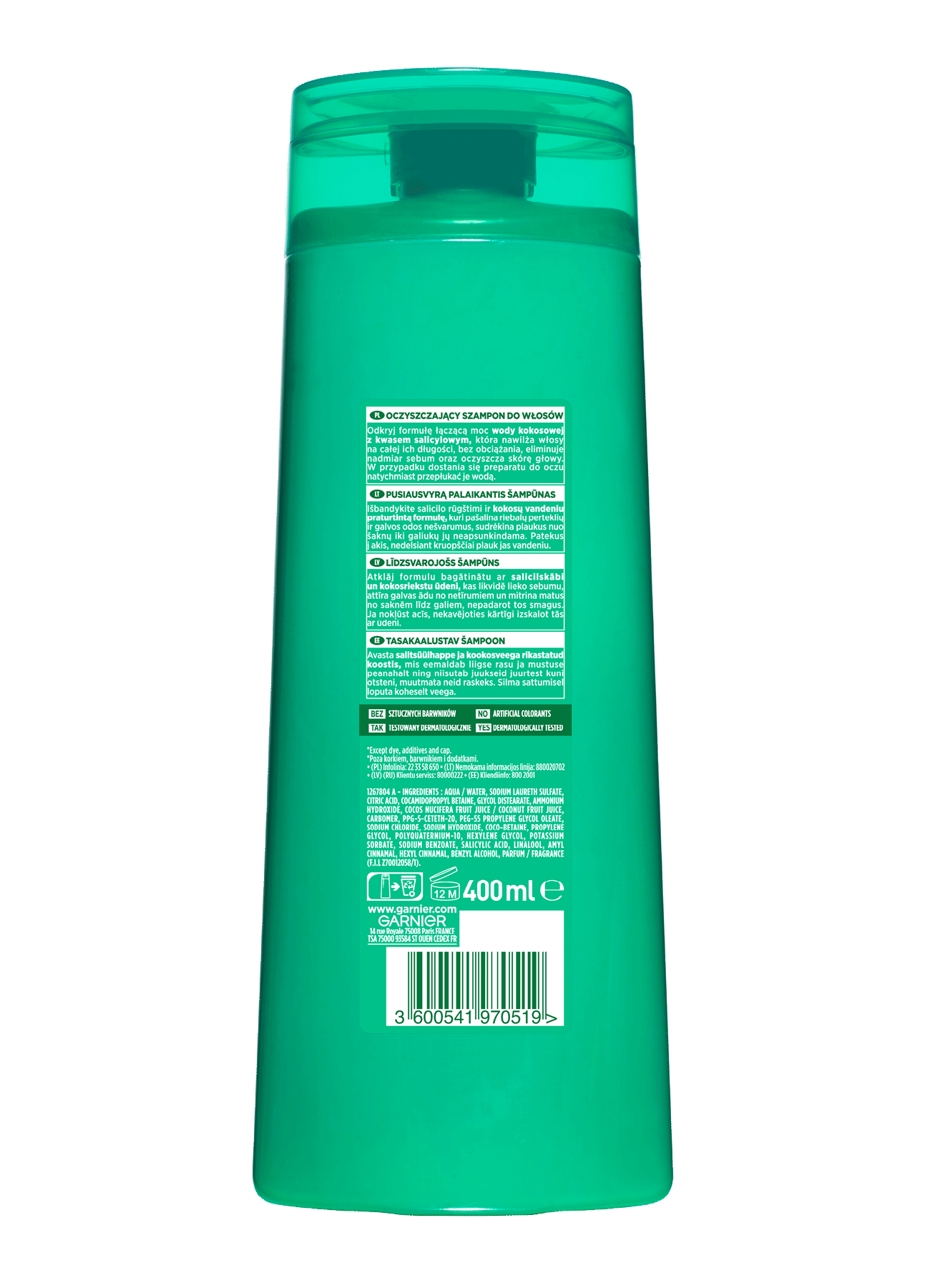 3600541970519 Fructis HYDRA FRESH Szampon 400 22 15