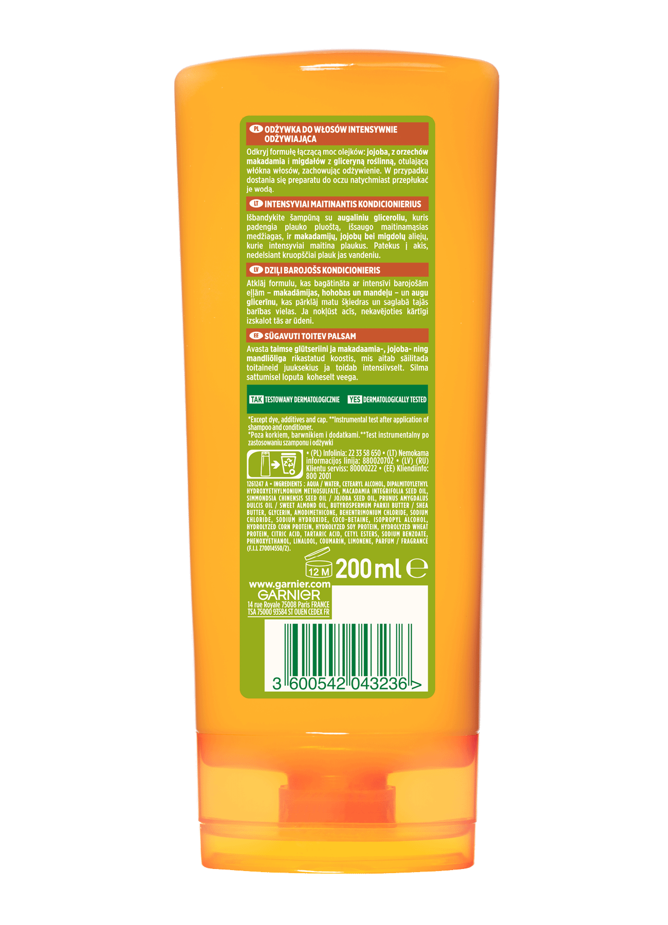 3600542043236 Fructis OIL REPAIR3 BUTTER Odzywka 200 22 15