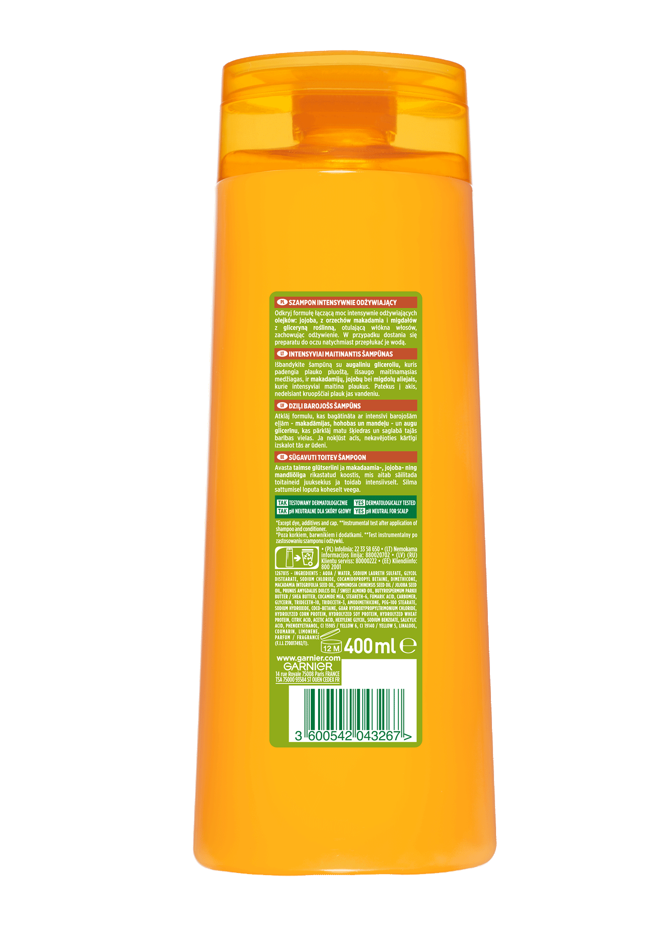 3600542043267 Fructis OIL REPAIR3 BUTTER Szampon 400 22 15