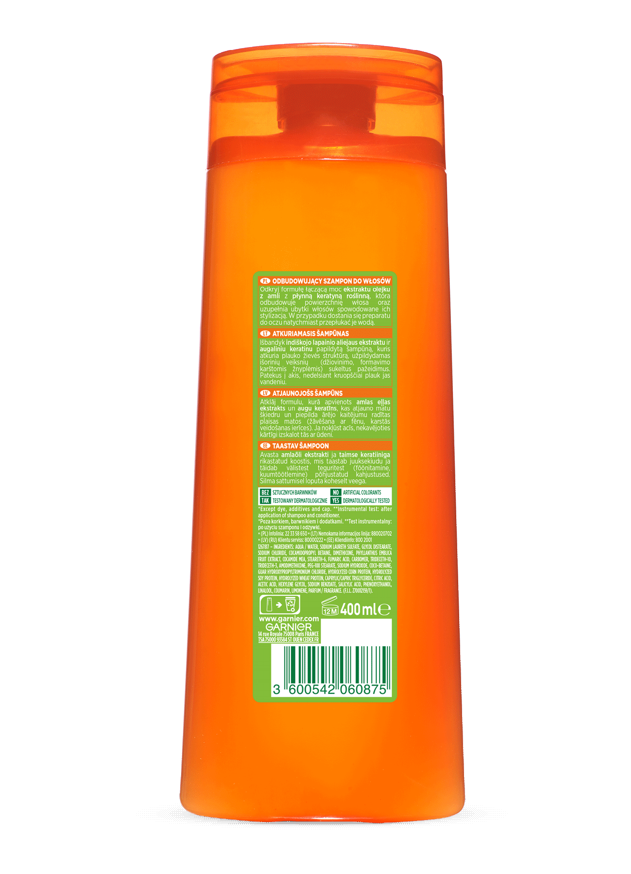 3600542060875 Fructis GOODBYE DAMAGE Szampon 400 22 15