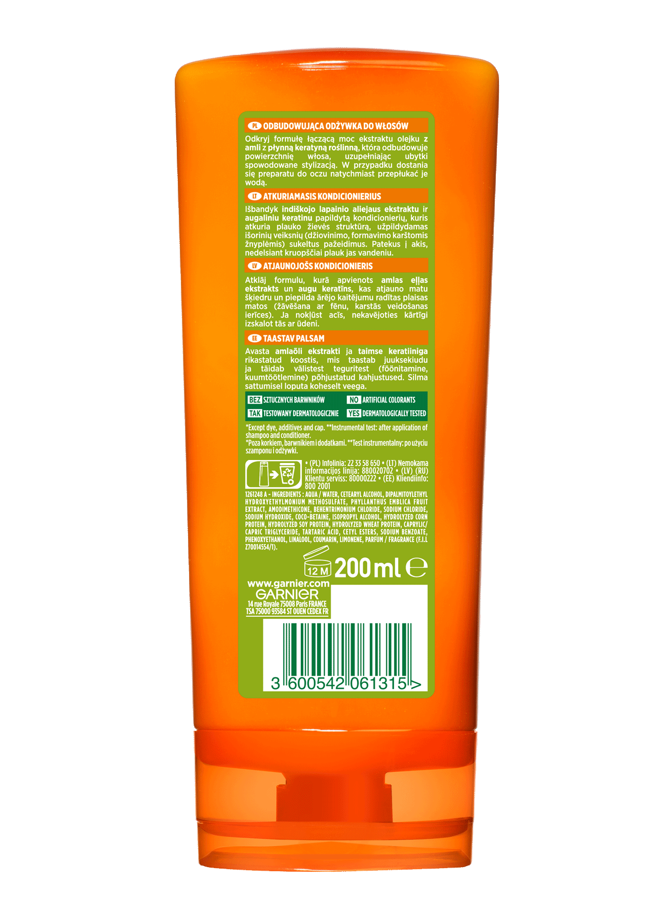 3600542061315 Fructis GOODBYE DAMAGE Odzywka PACK 22 15