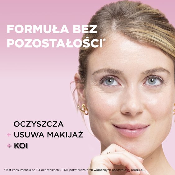 Płyn micelarny różowy modelka z formułą