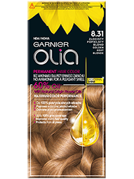 Farba do włosów Garnier Olia 8 3 1 złocisty Popielaty Blond