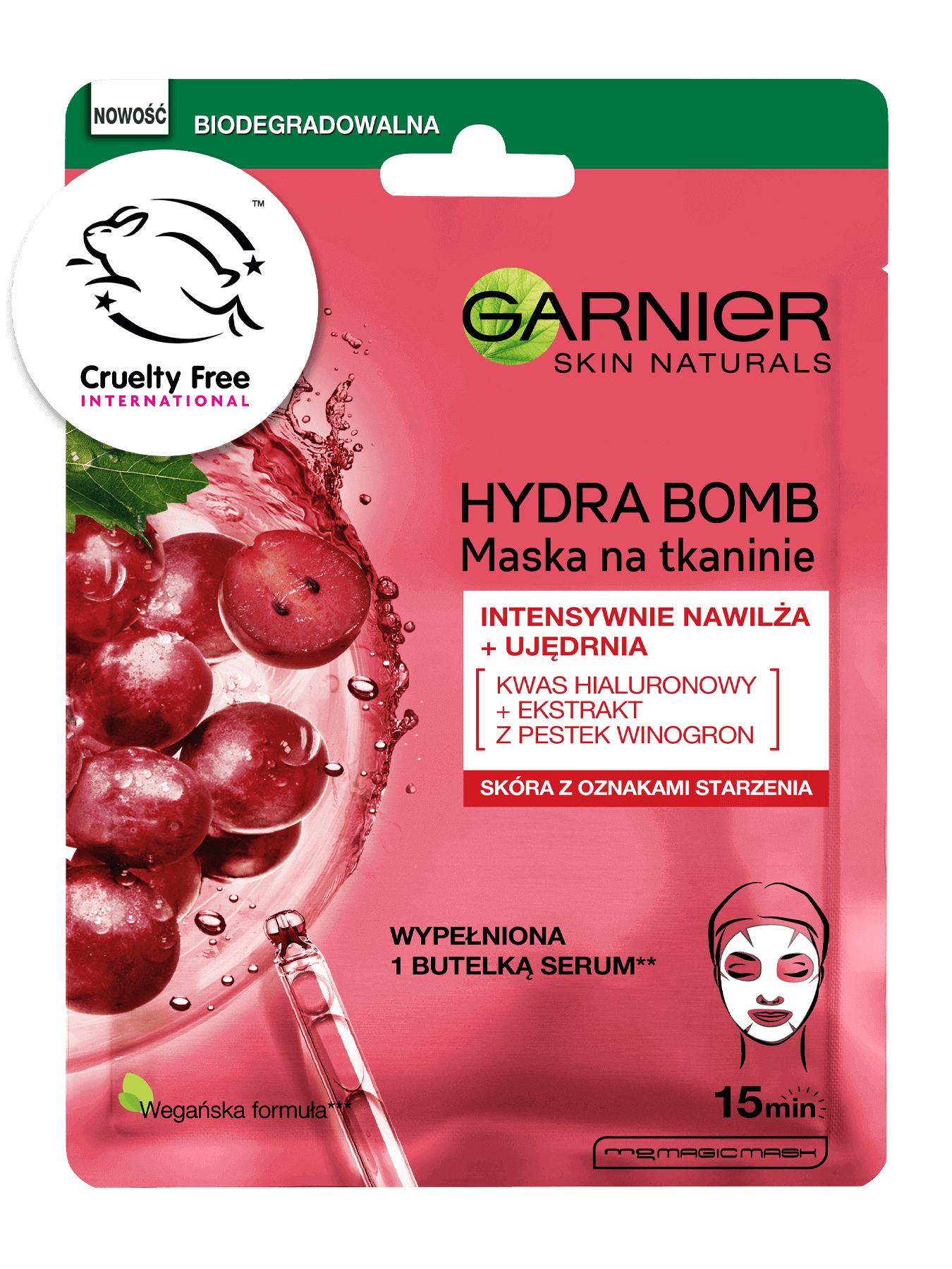 Maseczka w płachcie Garnier