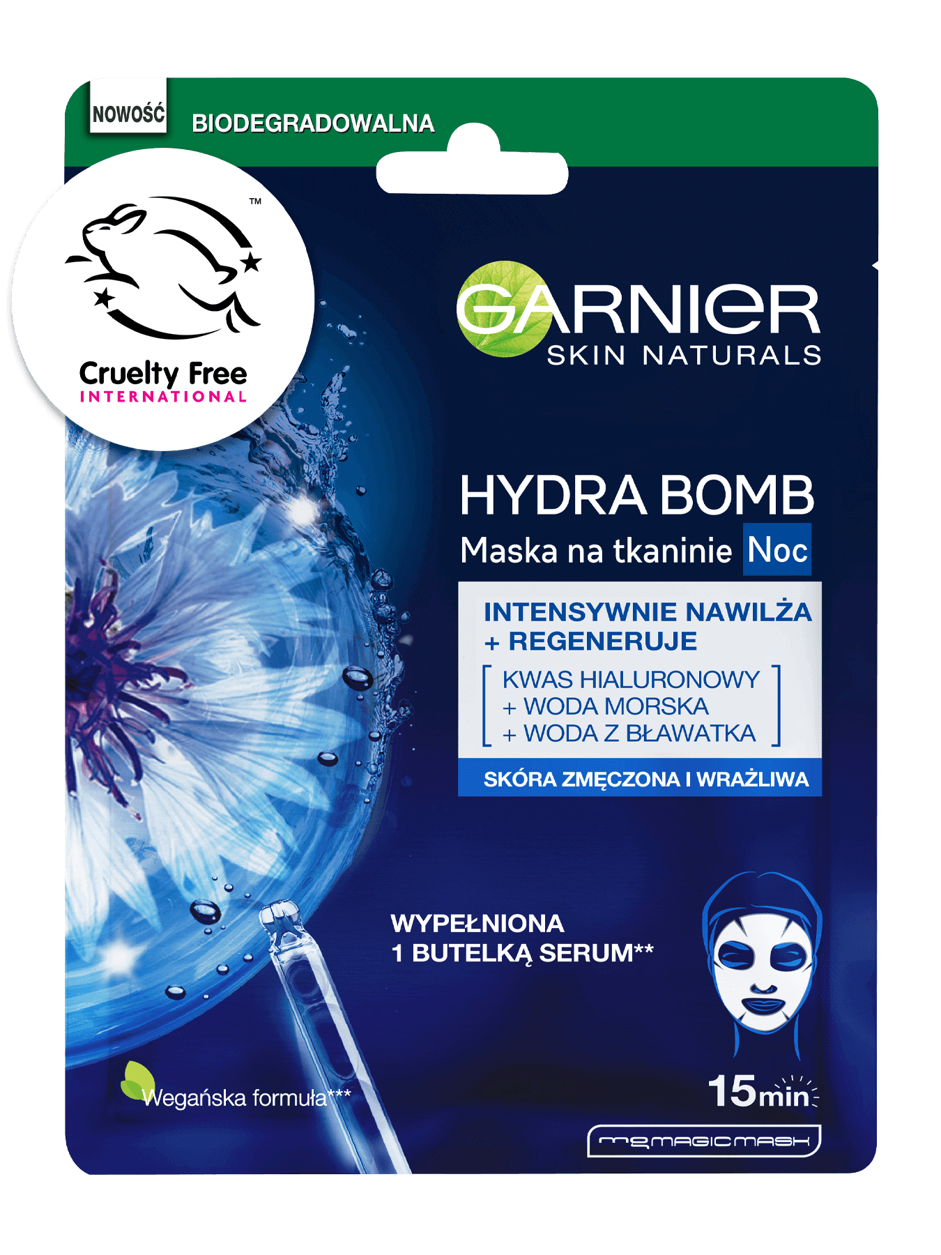 Maska w płachcie Garnier