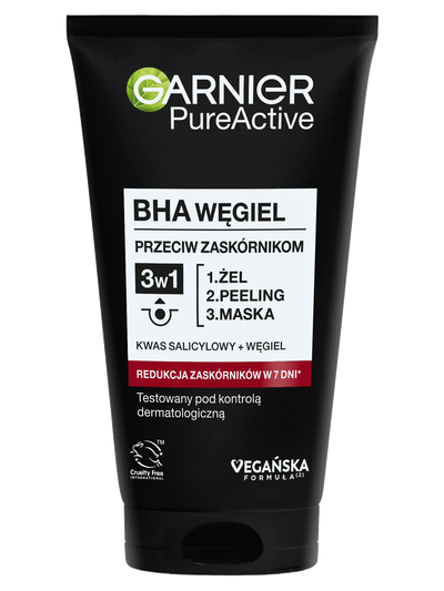 3w1 - żel oczyszczający + peeling + maska przeciw zaskórnikom