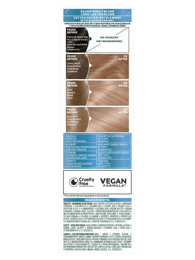 Garnier Color Naturals 112, Antarktyczny Srebrny Blond, farba do włosów, do 100% pokrycia siwych włosów