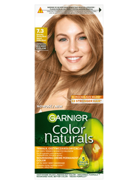 Garnier Color Naturals 7.3, Naturalny Złocisty Blond, odżywcza farba do włosów, do 100% pokrycia siwych włosów