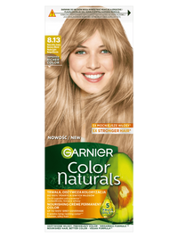 Garnier Color Naturals 8.13, Naturalny Jasny Blond, odżywcza farba do włosów, do 100% pokrycia siwych włosów