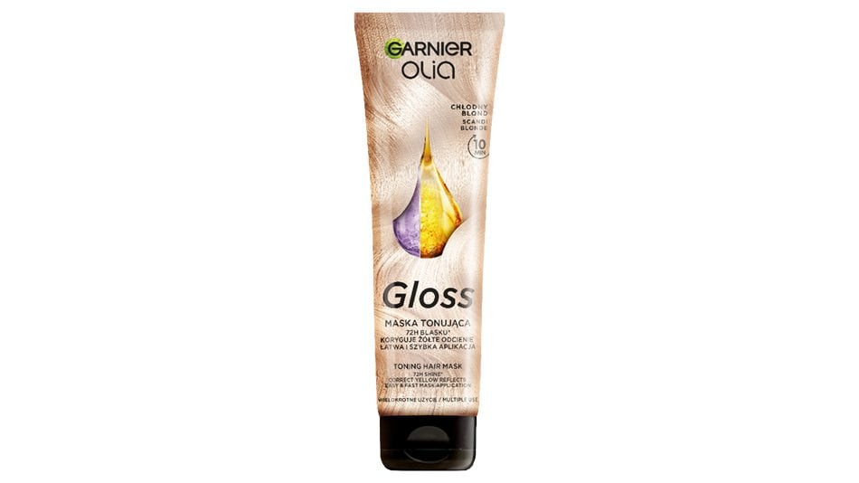 Olia Gloss Maska tonująca o odcieniu chłodny blond do włosów rozjaśnianych