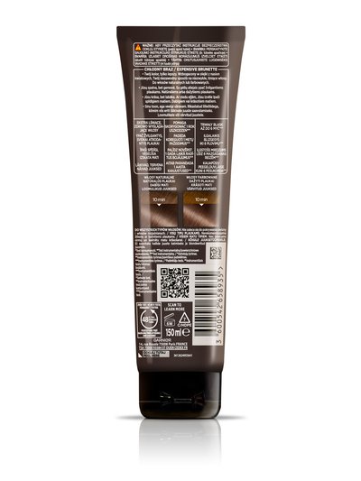 Olia Gloss Maska koloryzująca - toner o odcieniu chłodny brąz do włosów naturalnych i farbowanych