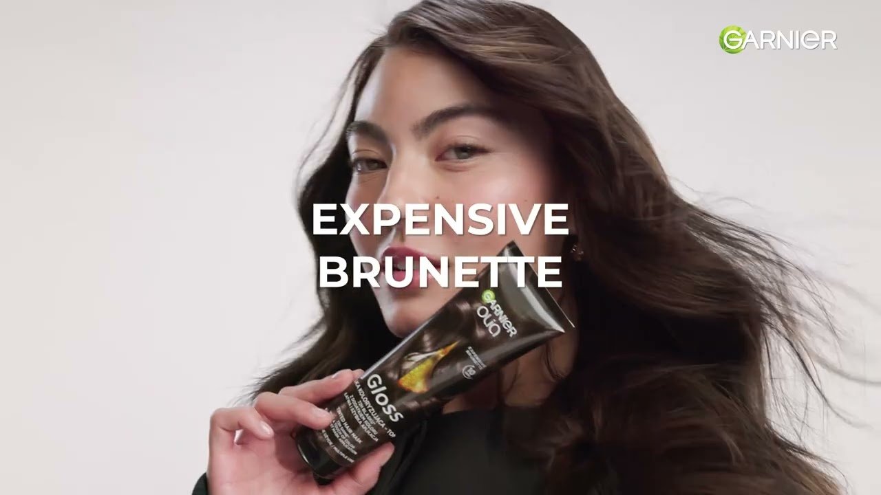 Olia Gloss Maska koloryzująca - toner o odcieniu chłodny brąz do włosów naturalnych i farbowanych
