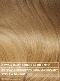 Olia Gloss Maska koloryzująca - toner o odcieniu słoneczny blond do włosów naturalnych i farbowanych