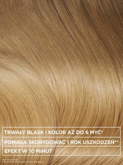 Olia Gloss Maska koloryzująca - toner o odcieniu słoneczny blond do włosów naturalnych i farbowanych