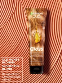 Olia Gloss Maska koloryzująca - toner o odcieniu słoneczny blond do włosów naturalnych i farbowanych